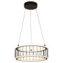 Lightplan Cage Drum Pendant Black with White Silicon