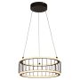 Lightplan Cage Drum Pendant Black with White Silicon