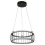 Lightplan Cage Drum Pendant Black with White Silicon