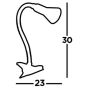 Lightplan Flexible Clip On Desk Light White