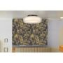 Lightplan Flush Black Clear Outer with Opal Glass