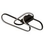 Lightplan Flush LED Ceiling Light Black