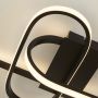 Lightplan Flush LED Ceiling Light Black