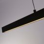 Lightplan Gesture Control Pendant Black & Opal Acrylic 1015mm
