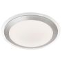 Lightplan LED Bathroom Flush Acrylic with Silver IP44