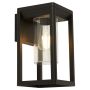 Lightplan Outdoor Wall Light Black with Polycarbonate