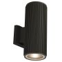 Lightplan Outdoor Wall Light Rounded Black