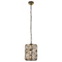 Lightplan Pendant Antique Brass with Champagne Glass