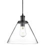 Lightplan Pendant Black with Glass