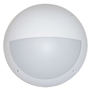 Image of Avenger LED Eyelid Bulkhead 12W 800lm 4200K White Opal IP66 AGEDE12W