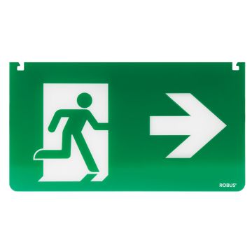 Image of Robus LED Emergency Exit Legend Arrow Left and Right RSSLR