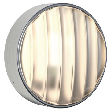 Image of Astro Round 220 Wall Light Brushed Stainless Steel LPA1-6360