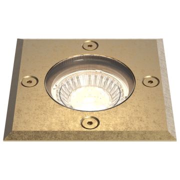 Image of Astro Square Ground Light Solid Brass LPA1-6503