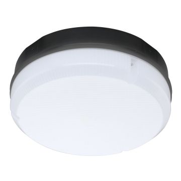 Image of Avenger 11W LED Round Bulkhead 4000K IP65 Black AGEBR11BO