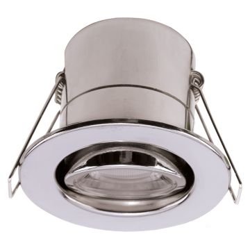 Image of Avenger 5W LED Downlight Fire Rated Tilt 4000K Polished Chrome AGDLT5CPC