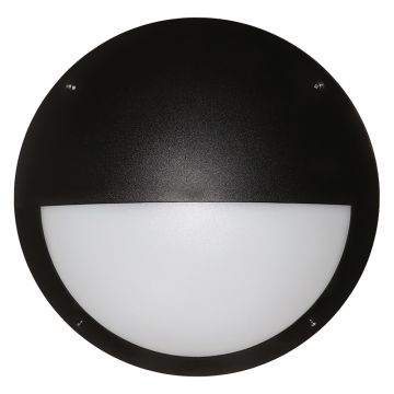 Image of Avenger LED Eyelid Bulkhead 12W 800lm 4200K Black Opal IP66 AGEDE12B