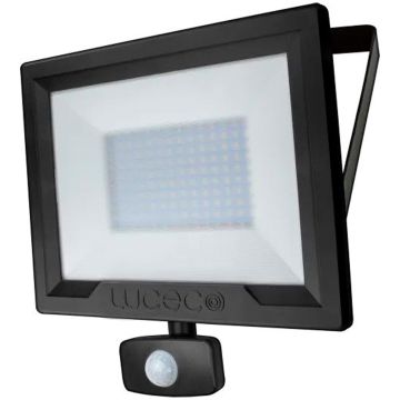 Image of Avenger LED Floodlight PIR 20W 2100lm 4000K IP54 Black AGFLM20BP