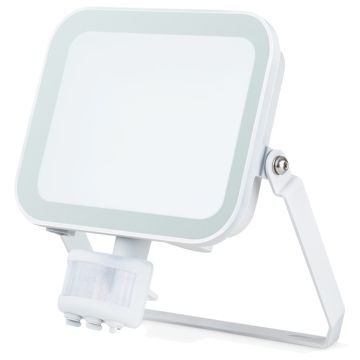 Image of Avenger Niteflood LED Floodlight with PIR 30W IP65 4000K White AGFLM30NWP
