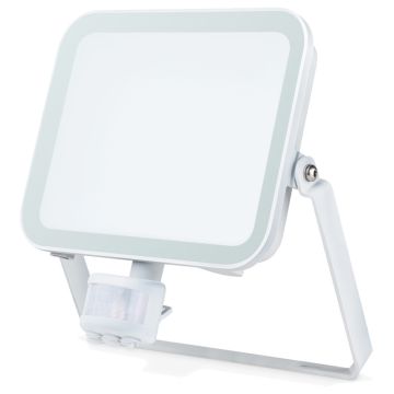 Image of Avenger Niteflood LED Floodlight with PIR 50W IP65 4000K White AGFLM50NWP