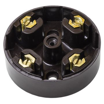 Image of Avenue Contour 32A Small Terminal Junction Box 3 Way White AVCJB54