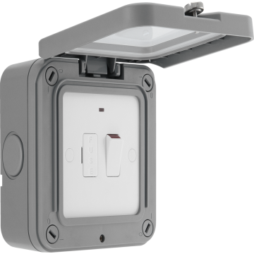 Image of Avenue Weatherproof Outdoor Switched Fused Spur 13A IP66 AVWSSP13N