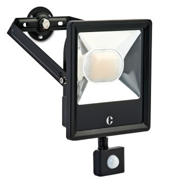 Image of Collingwood 50W CCT LED Floodlight PIR Black FL05BPCS