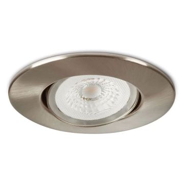 Image of Collingwood H4 Lite Downlight Dimmable Fire Rated Brushed Steel 4000K DL490BS5540