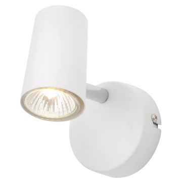 Image of Forum Inlight GU10 Single Spotlight Wall Light White INL-31775-WHT