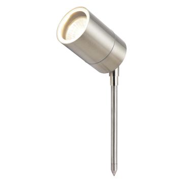 Image of Forum Zink Garden Spike Light GU10 Stainless Steel ZN-29180-SST