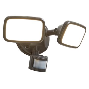 Image of Forum Zink Lynn Twin Floodlight Dark Grey ZN-35688-DGRY