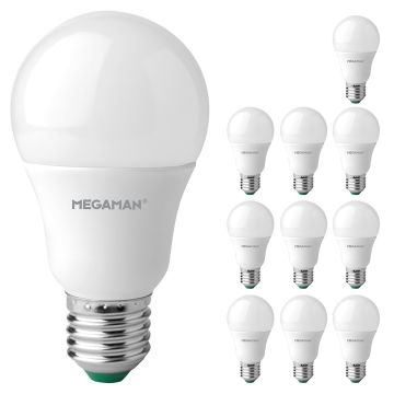 Image of Megaman 10.5W LED E27 GLS Bulbs Cool White 4000K 10 Pack 710467E