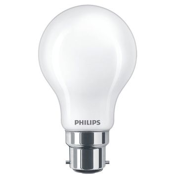 Image of Philips 10.5W LED B22 GLS Bulb Warm White 2700K MLEDVB10.5WBCFR/927