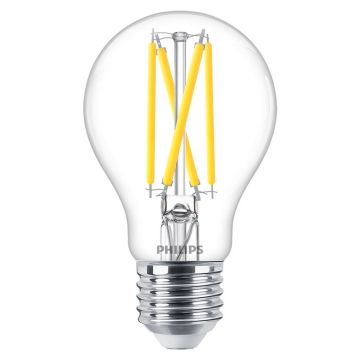 Image of Philips 5.9W LED E27 Filament Bulb DimTone Warm White MLEDVB5.9WESCLDT