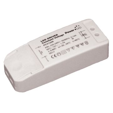 Image of PowerLED 20W 12V LED Driver IP20 PCV1220