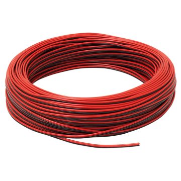 Image of PowerLED LED Tape Cable Red and Black Sold Per Metre CABLE-RB-50M