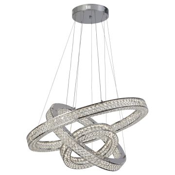 Image of Searchlight 3 Pendant Chrome with Glass LPS1-5062