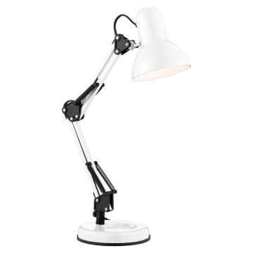 Image of Searchlight Desk Lamp White LPS1-5213