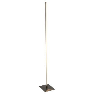 Image of Searchlight LED Floor Lamp Satin Silver LPS1-5720