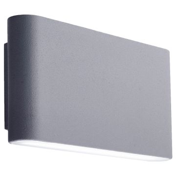 Image of Searchlight LED Outdoor Wall Light Grey with Frosted Diffuser IP44 LPS1-5390