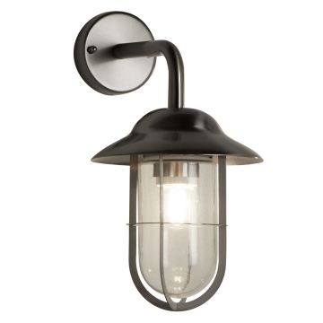 Image of Searchlight Outdoor Lantern Maritime Satin Silver LPS1-5713
