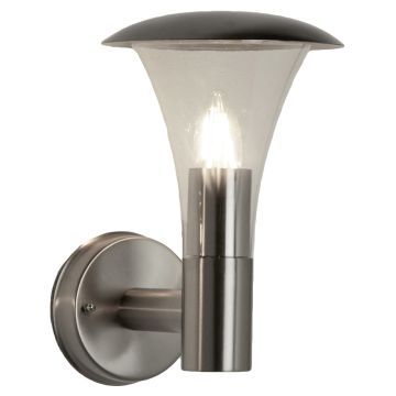 Image of Searchlight Outdoor PIR Wall Light Stainless Steel LPS1-5700