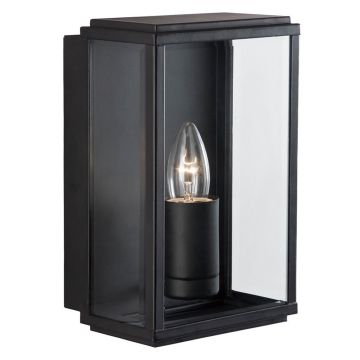 Image of Searchlight Outdoor Porch Box Light Black LPS1-5136