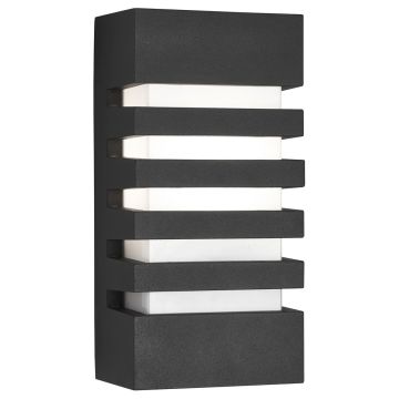 Image of Searchlight Outdoor Wall Light Dark Grey Polycarbonate LPS1-5252