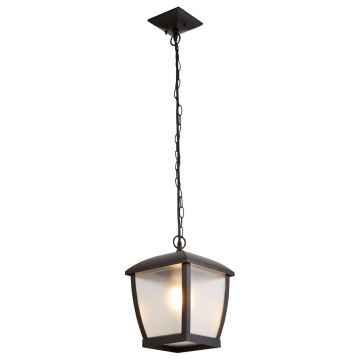Image of Searchlight Pendant Black with Clear Frosted Polycarbonate LPS1-5665