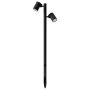 Astro Spike Spot 900 Twin Ground Light Textured Black