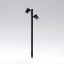 Astro Spike Spot 900 Twin Ground Light Textured Black