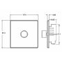 Avenue Screwless Slim LED Dimmer Switch 100W Matt White