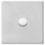 Avenue Screwless Slim LED Dimmer Switch 100W Satin Steel