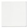 Avenue Screwless Slim Single Blanking Plate Matt White