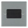 Avenue Slim Fan Isolator Switch Satin Steel Black